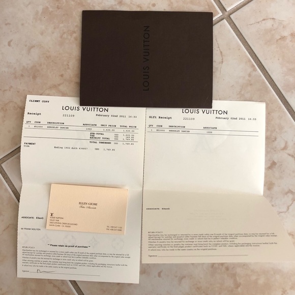 Louis Vuitton Berkeley Damier - Picture 5 of 5